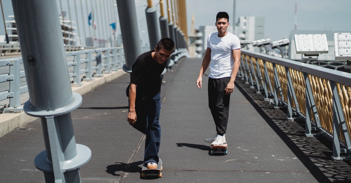 How do I season an iron griddle on an induction hob? - Full body of young ethnic men skateboarding on asphalt bridge with metal constructions under cloudy sky How do I season an iron griddle on an induction hob? - Full body of young ethnic men skateboarding on asphalt bridge with metal constructions under cloudy sky