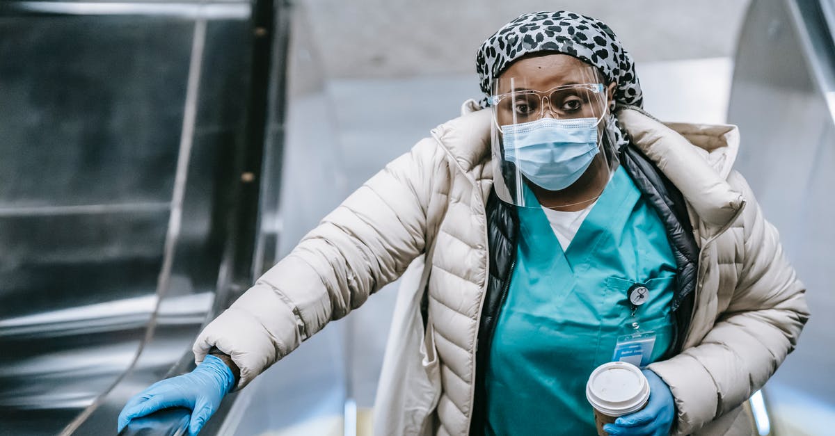 How do I stop my Crispie/Crispy cake from going stale? - Calm black nurse riding escalator in metro How do I stop my Crispie/Crispy cake from going stale? - Calm black nurse riding escalator in metro
