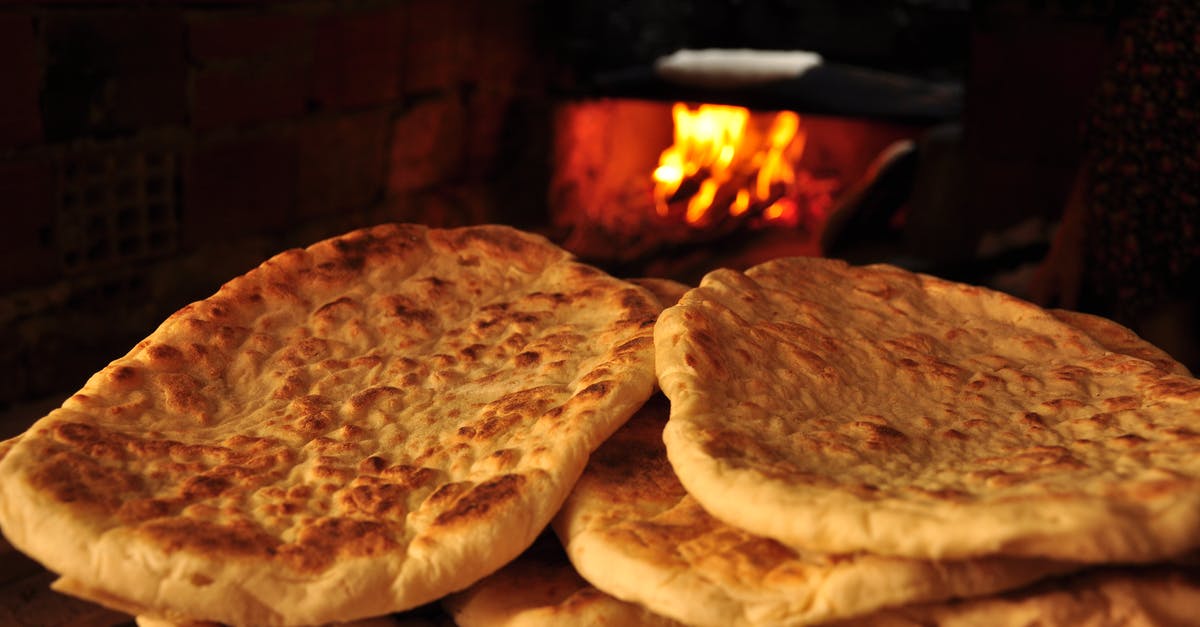 How do I stop my flatbread from going hard like pizza crust? [closed] - Pita Bread In Close-up View