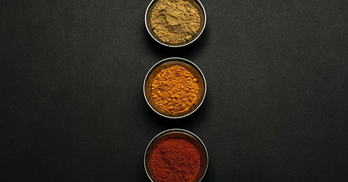 How do I strain ginger powder to make ginger tea? - Close-Up Shot of Bowls of Powder Condiments How do I strain ginger powder to make ginger tea? - Close-Up Shot of Bowls of Powder Condiments