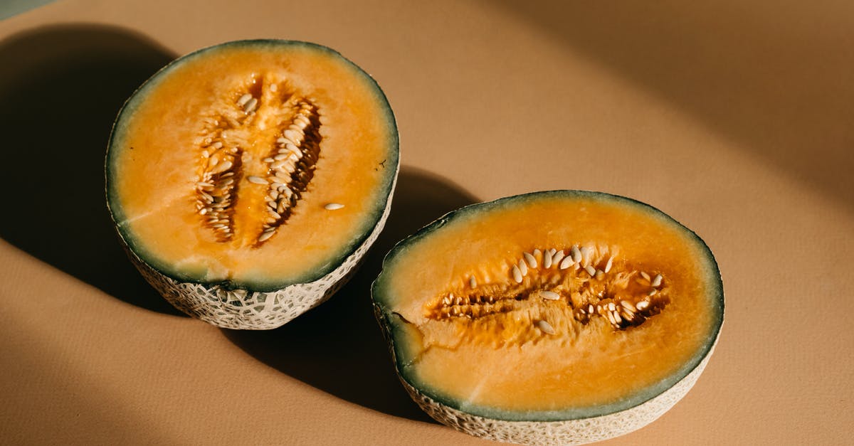 How do I tell if a cantaloupe is ripe? - Sliced Melon on a Flat Surface How do I tell if a cantaloupe is ripe? - Sliced Melon on a Flat Surface