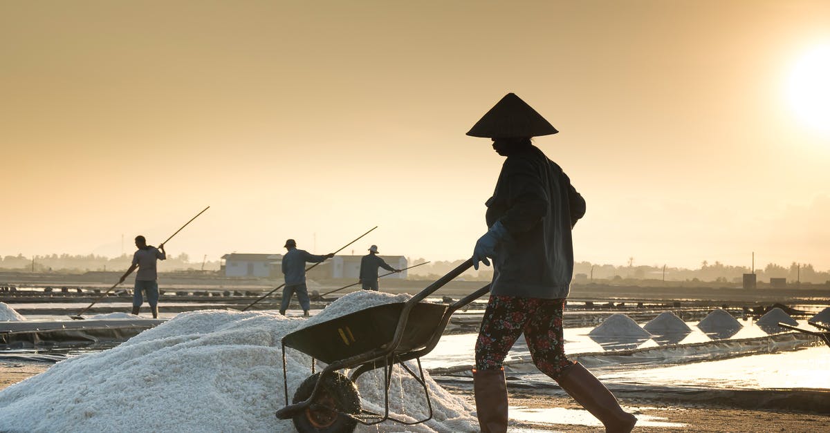 How do potatoes work against salt - Man Pushing Wheelbarrow How do potatoes work against salt - Man Pushing Wheelbarrow