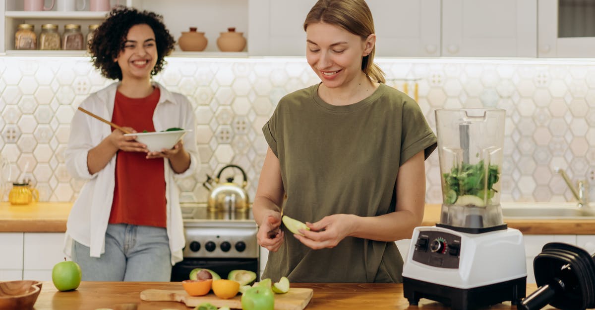 How do you bring ingredients to room temperature when its winter? - Two Women Making A Healthy Drink How do you bring ingredients to room temperature when its winter? - Two Women Making A Healthy Drink