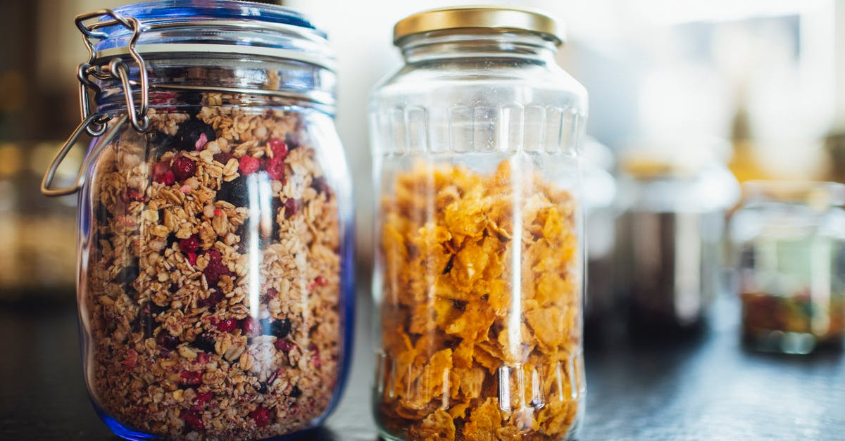 How do you cook corn kernels on BBQ? - Glass jars with healthy cornflakes and muesli placed on table in kitchen How do you cook corn kernels on BBQ? - Glass jars with healthy cornflakes and muesli placed on table in kitchen