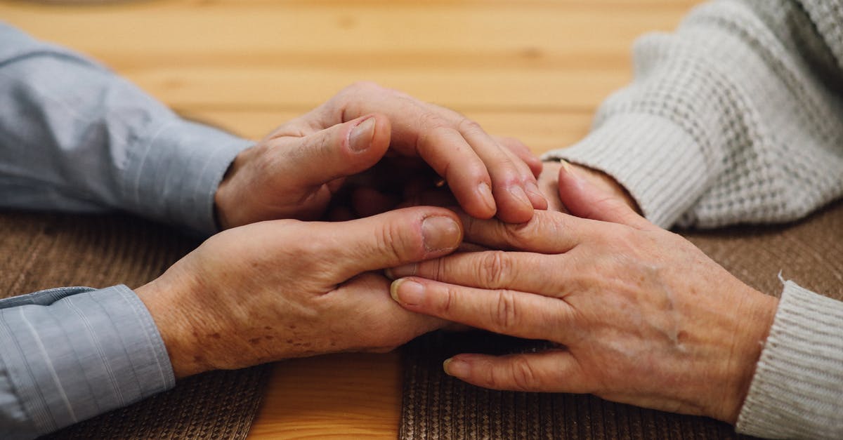 How do you dispose of old raisins? [closed] - Free stock photo of couple holding hands, cute, elderly couple
