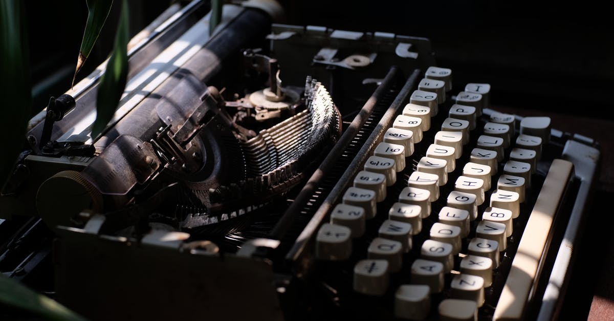 How do you dispose of old raisins? [closed] - Black and White Typewriter on Black Table