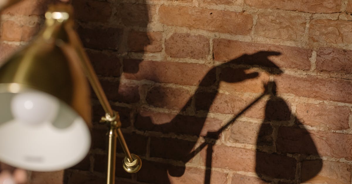 How do you minimise hand washing between every step to keep tools clean? - Brass and White Floor Lamp