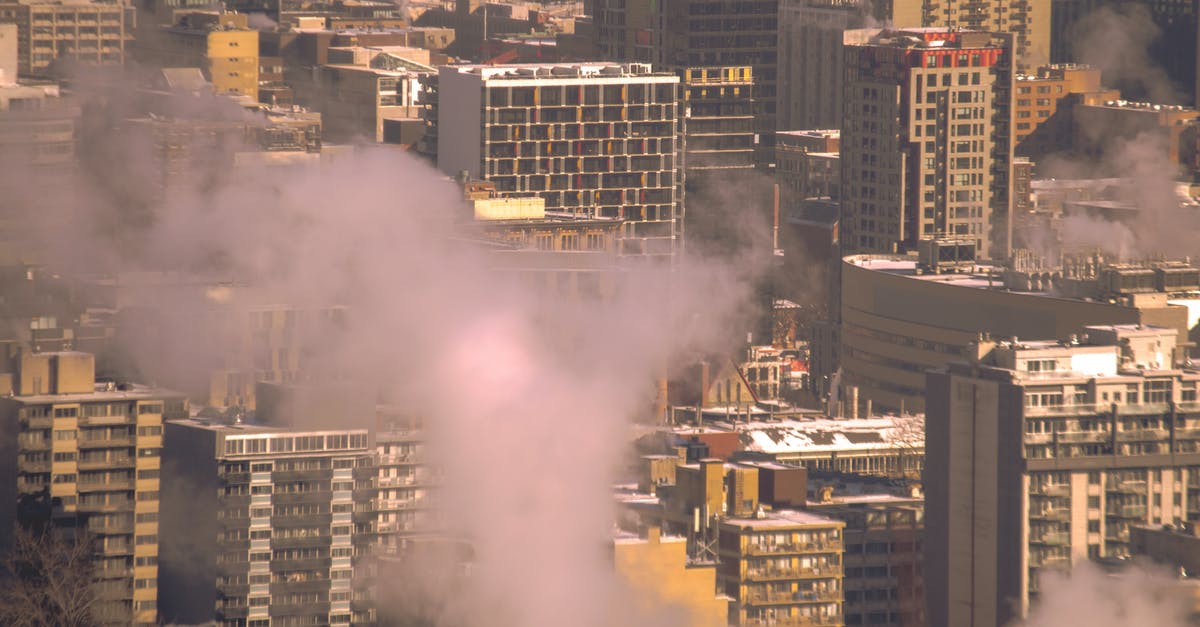 How do you smoke water? - White Smoke Coming from City Buildings How do you smoke water? - White Smoke Coming from City Buildings