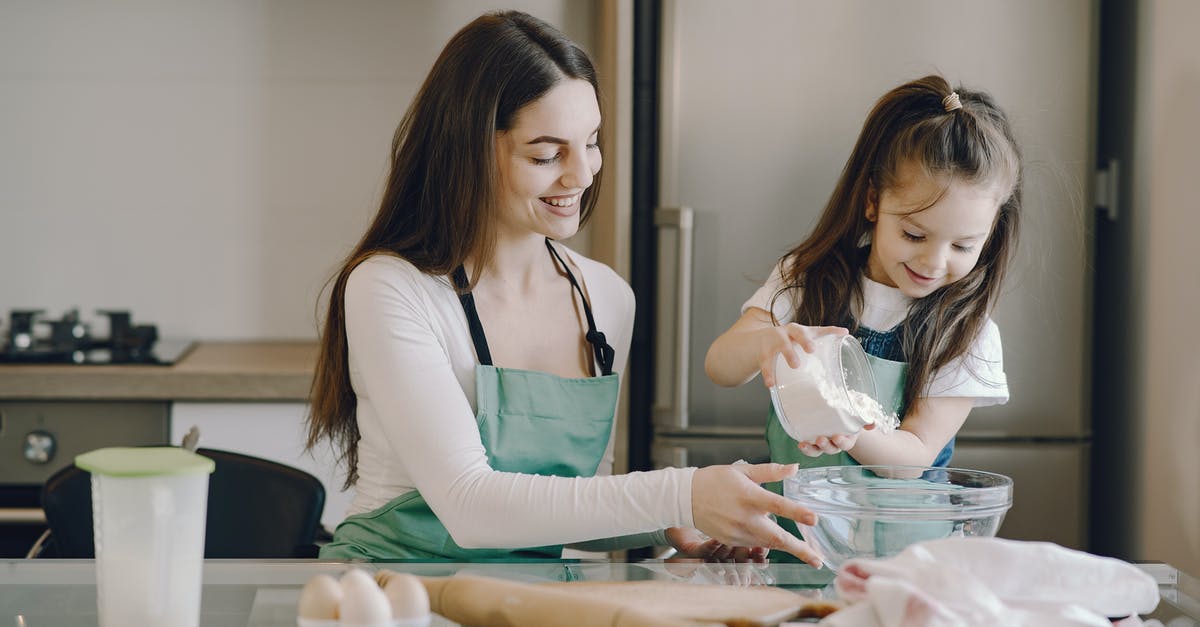 How does altering the fat-to-flour ratio affect the pastry? - Photo of Girl Pouring Flour on Bowl How does altering the fat-to-flour ratio affect the pastry? - Photo of Girl Pouring Flour on Bowl