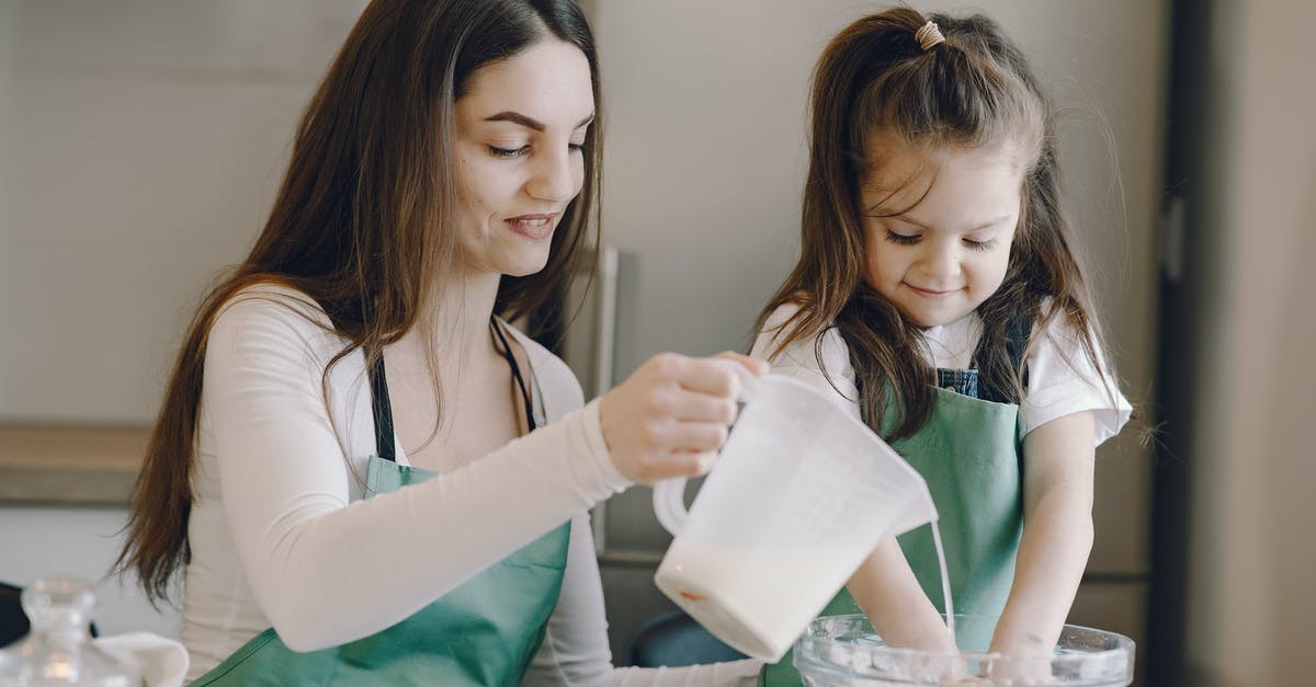 How does altering the fat-to-flour ratio affect the pastry? - Photo of Woman and Child Baking How does altering the fat-to-flour ratio affect the pastry? - Photo of Woman and Child Baking
