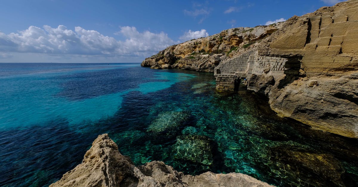 How far will my summer truffle and water go? - Brown Rock Formation on Blue Sea Under Blue Sky