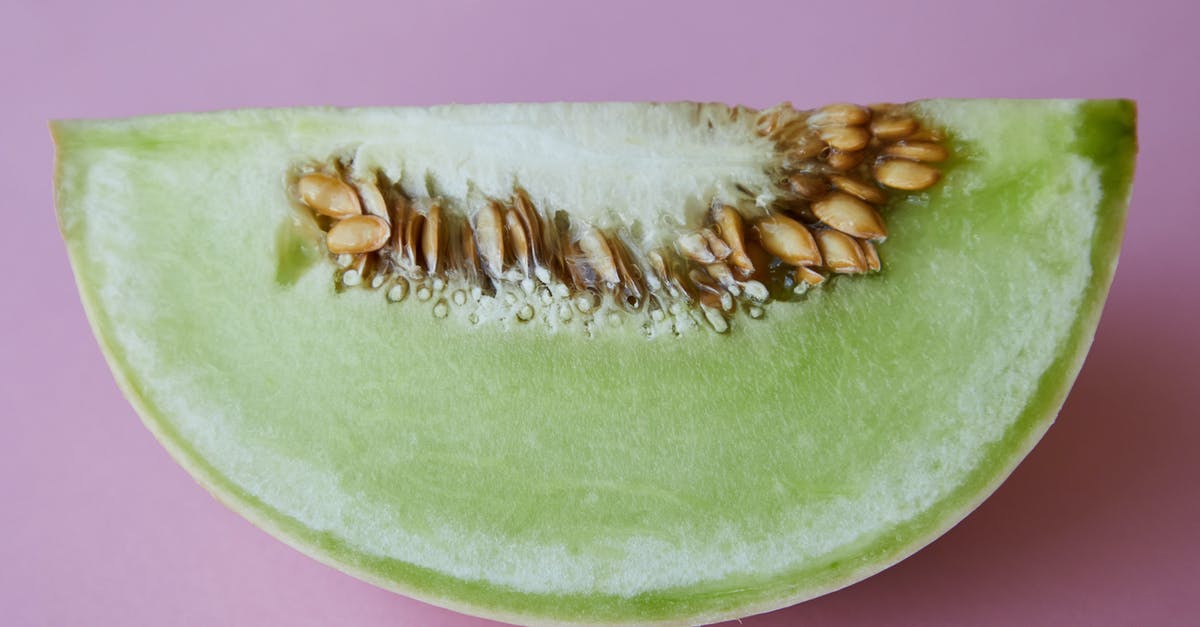 How is one meant to treat fenugreek seeds? - Piece of fresh juicy melon with seeds How is one meant to treat fenugreek seeds? - Piece of fresh juicy melon with seeds
