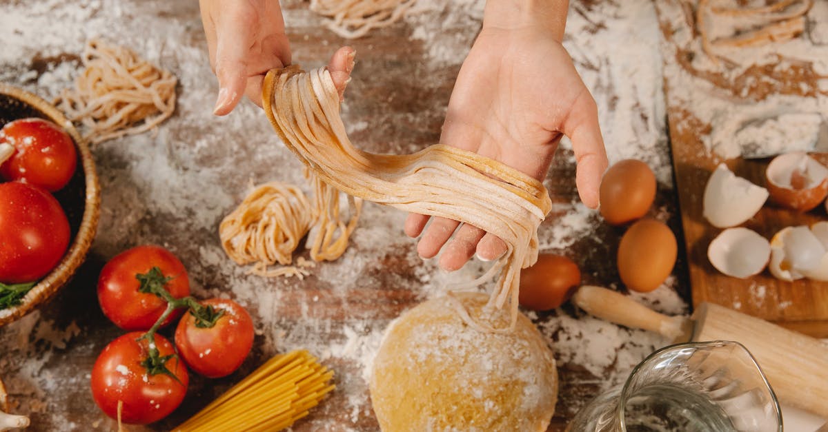 How long can uncooked brisket be refrigerated after defrosting? - From above of crop anonymous female demonstrating long thin noodle near table with tomatoes and eggs How long can uncooked brisket be refrigerated after defrosting? - From above of crop anonymous female demonstrating long thin noodle near table with tomatoes and eggs