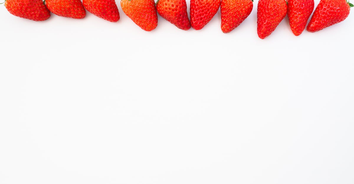 How long do uncut, fresh strawberries last in the refrigerator? - Strawberries in a row How long do uncut, fresh strawberries last in the refrigerator? - Strawberries in a row