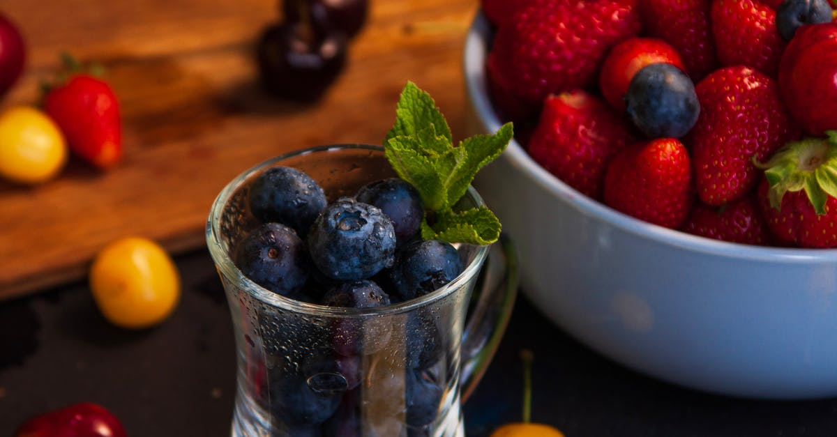 How long do uncut, fresh strawberries last in the refrigerator? - Strawberries and Blueberries in White Ceramic Bowl How long do uncut, fresh strawberries last in the refrigerator? - Strawberries and Blueberries in White Ceramic Bowl