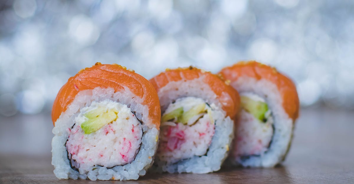How long does fresh salmon last in the freezer? [duplicate] - Close-Up Photo of Three Sushi