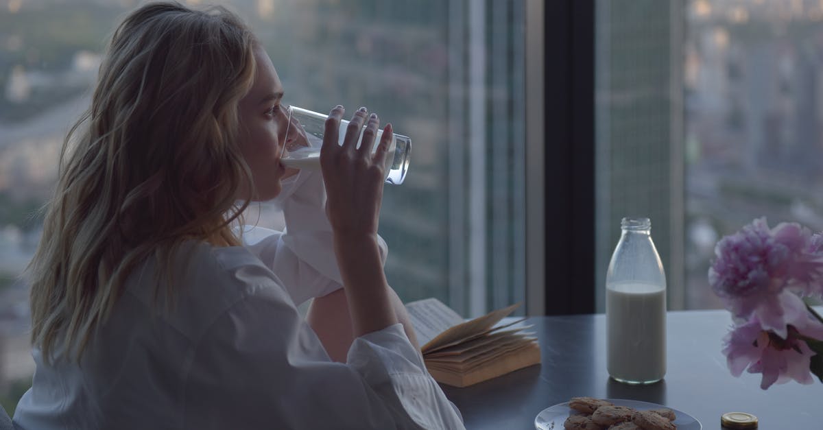 How long does it take for milk to spoil unrefrigerated? - A Woman in White Long Sleeves Drinking Milk and Sitting Near the Glass Windows How long does it take for milk to spoil unrefrigerated? - A Woman in White Long Sleeves Drinking Milk and Sitting Near the Glass Windows