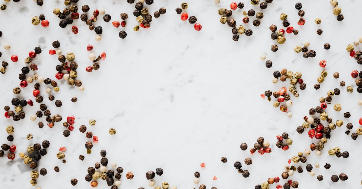How long should I cook herbal ghee? - Assorted pepper spilled on white table How long should I cook herbal ghee? - Assorted pepper spilled on white table