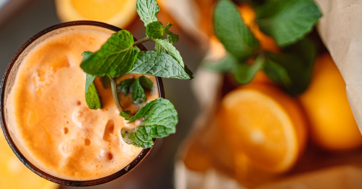 How long will my homemade marinade with orange juice last? - Mint Leaves in Orange Juice in a Glass How long will my homemade marinade with orange juice last? - Mint Leaves in Orange Juice in a Glass