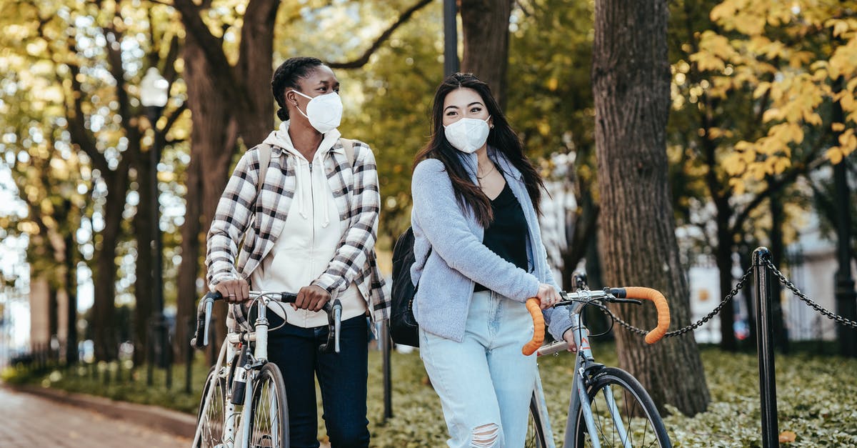 How many times is it safe to reheat chicken? - Diverse girlfriends with bicycles walking on pavement in park How many times is it safe to reheat chicken? - Diverse girlfriends with bicycles walking on pavement in park