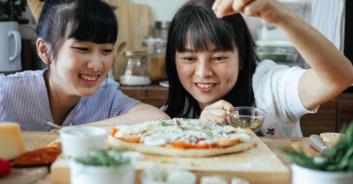 How much foreign substance can I add to processed cheese? - Cheerful ethnic women seasoning pizza with spices How much foreign substance can I add to processed cheese? - Cheerful ethnic women seasoning pizza with spices