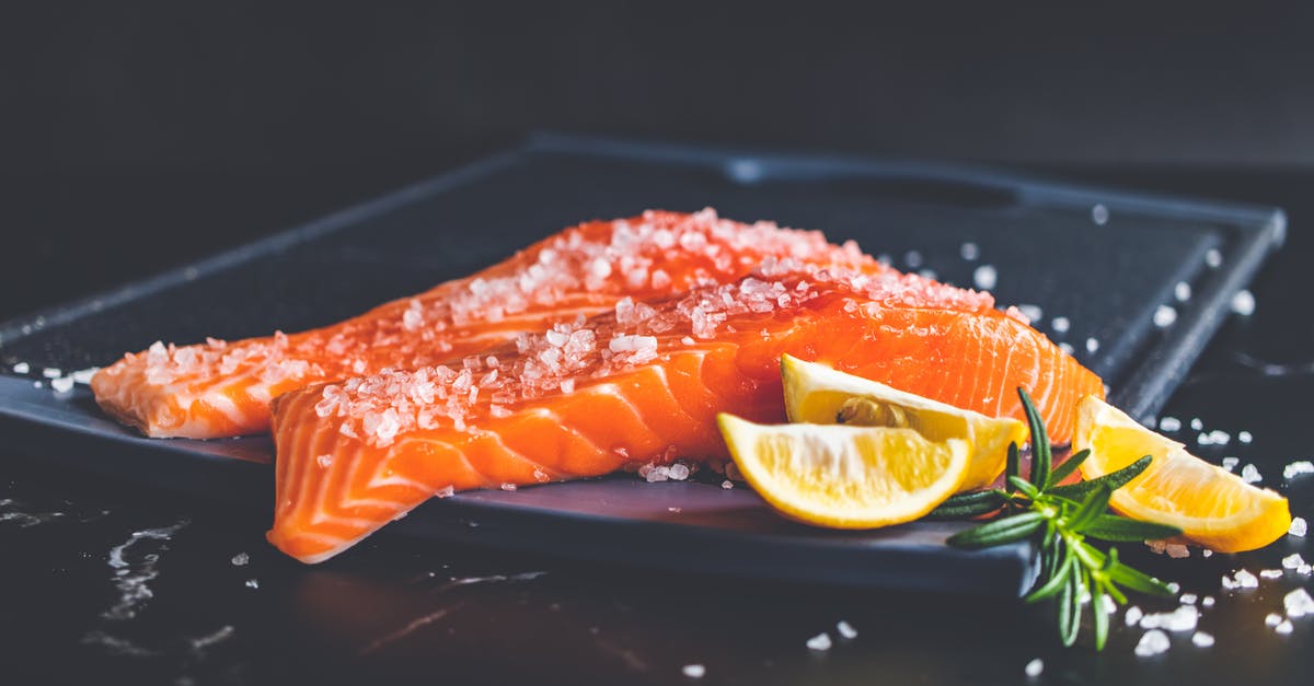 How much salt does fish in brine absorb? - Raw Salmon and Lemon Wedges How much salt does fish in brine absorb? - Raw Salmon and Lemon Wedges