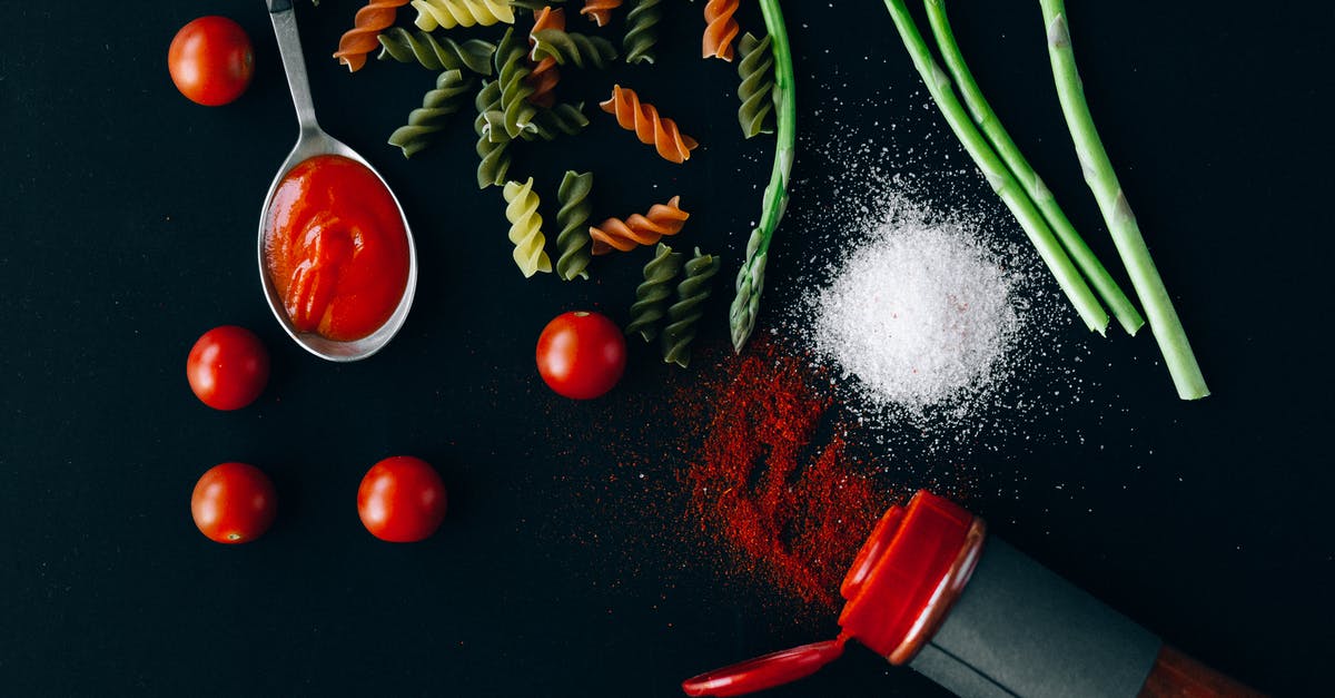 How much salt does pasta absorb compared to rice? - Fusilli Pasta and Cherry Tomatoes How much salt does pasta absorb compared to rice? - Fusilli Pasta and Cherry Tomatoes