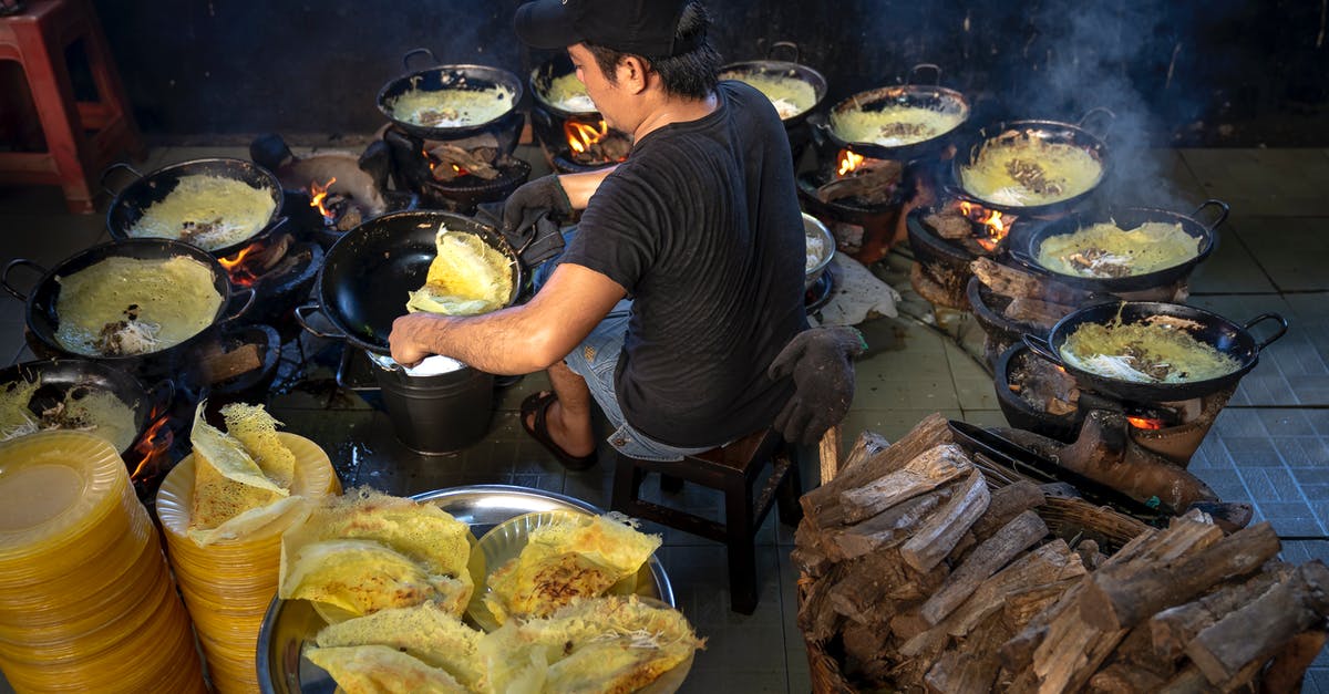 How much smoke is normal for pan cooking steak? - Photography of Man Cooking Surrounded by Woks How much smoke is normal for pan cooking steak? - Photography of Man Cooking Surrounded by Woks