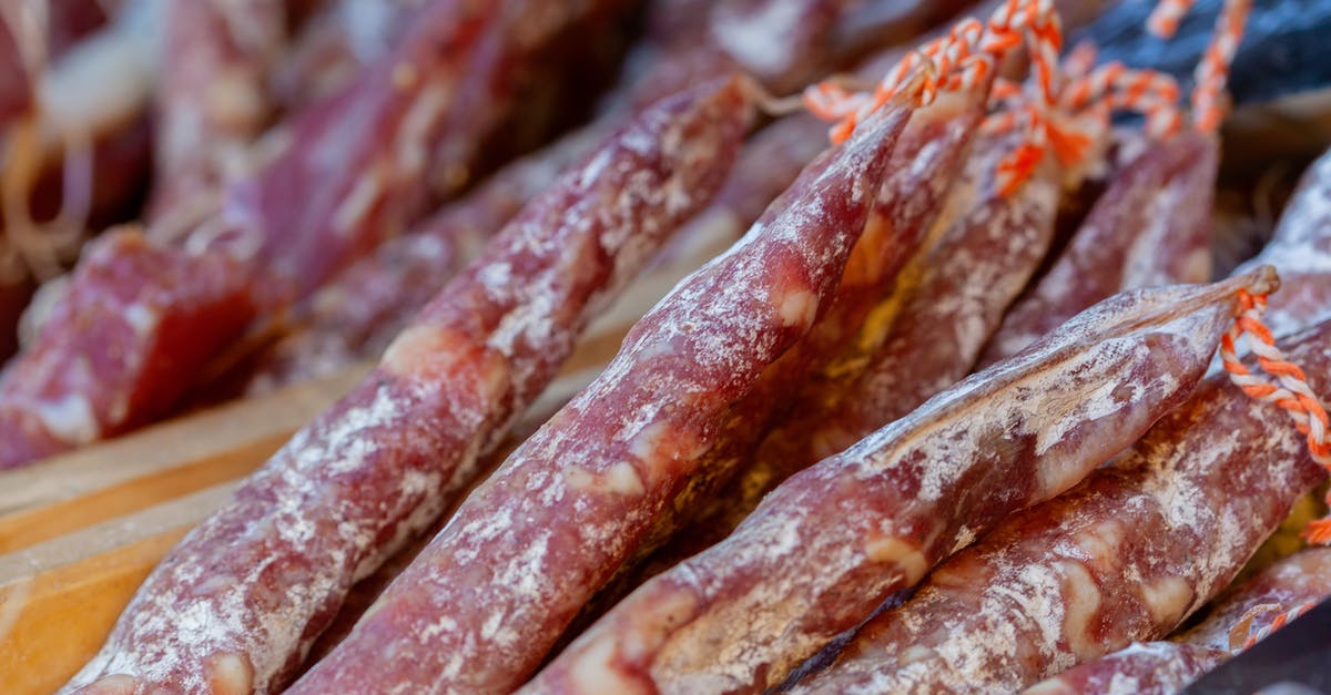 How Old Is My Meat Slicer? - Close-up Shot of Traditional Dried Sausage How Old Is My Meat Slicer? - Close-up Shot of Traditional Dried Sausage