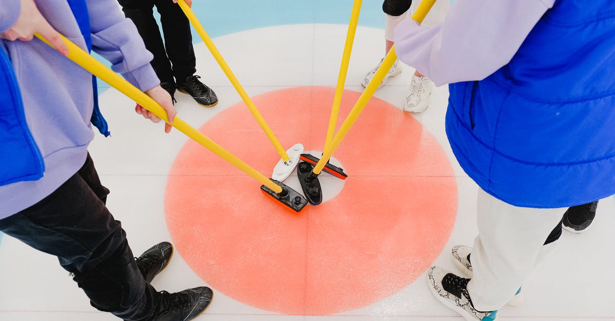 How to achieve a flexible consistency on ice cream? (photos attached) - Crop curlers connecting brooms on floor How to achieve a flexible consistency on ice cream? (photos attached) - Crop curlers connecting brooms on floor