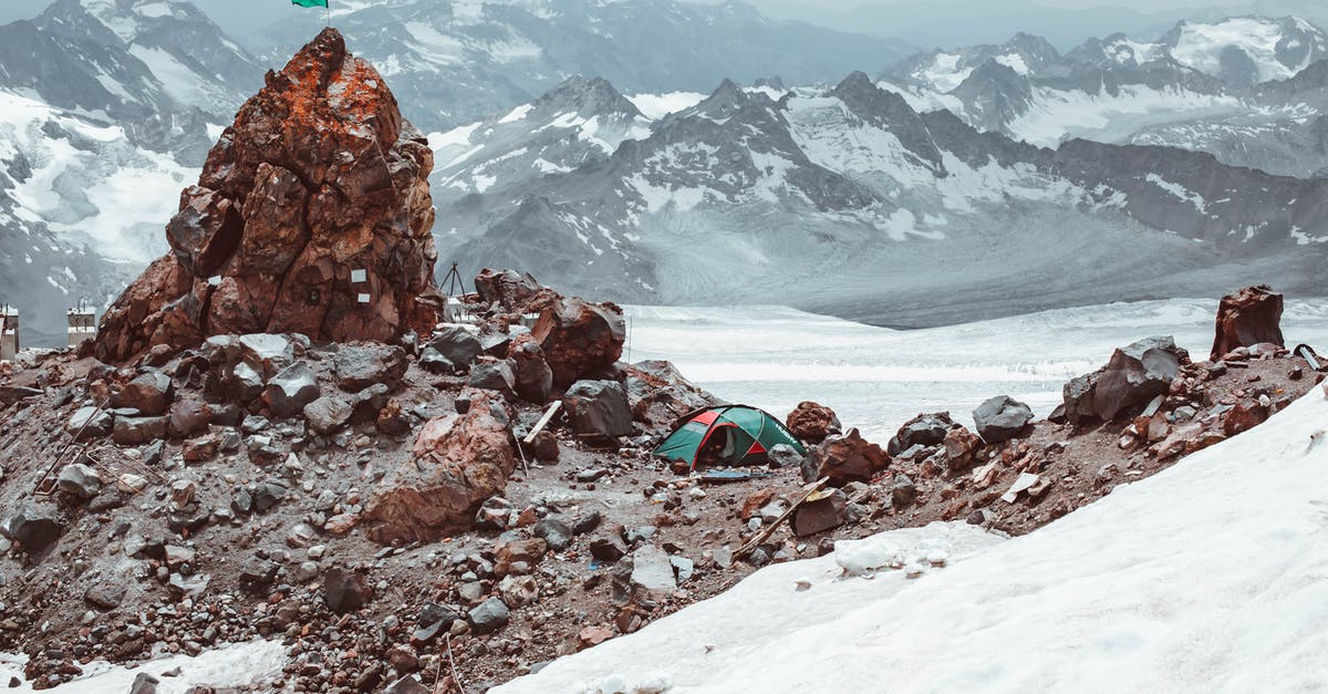 How to achieve a flexible consistency on ice cream? (photos attached) - Mountain peak with snow and tent How to achieve a flexible consistency on ice cream? (photos attached) - Mountain peak with snow and tent