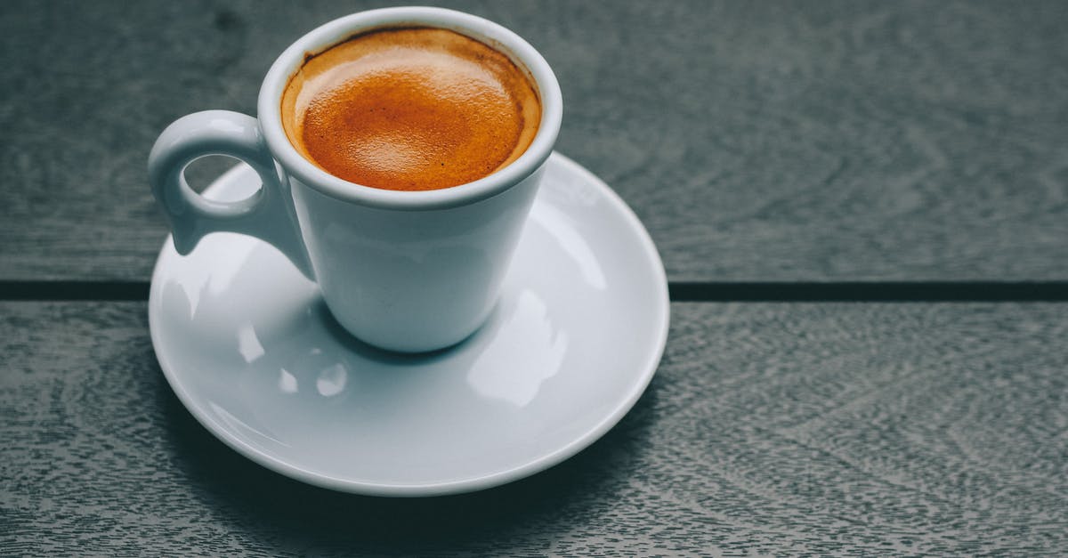 How to avoid cream breaking / splitting in oven? - White Ceramic Mug and Saucer How to avoid cream breaking / splitting in oven? - White Ceramic Mug and Saucer
