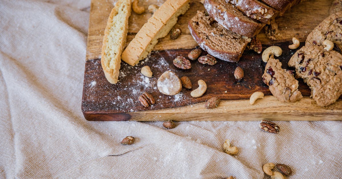 How to Avoid Soggy Chopped Nuts in Baked Goods - Cookies and Bread on a Wooden Board How to Avoid Soggy Chopped Nuts in Baked Goods - Cookies and Bread on a Wooden Board