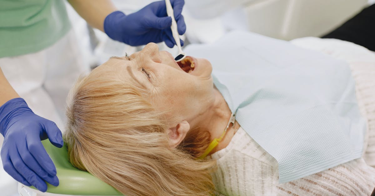 How to avoid the rhubarb teeth effect? - Close up of Dentist Patient