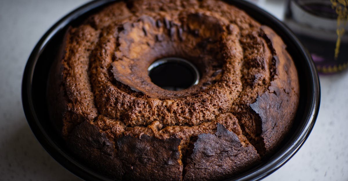 How to bake a sponge cake in a grill microwave oven - Homemade Chocolate Cake in A Baking Pan