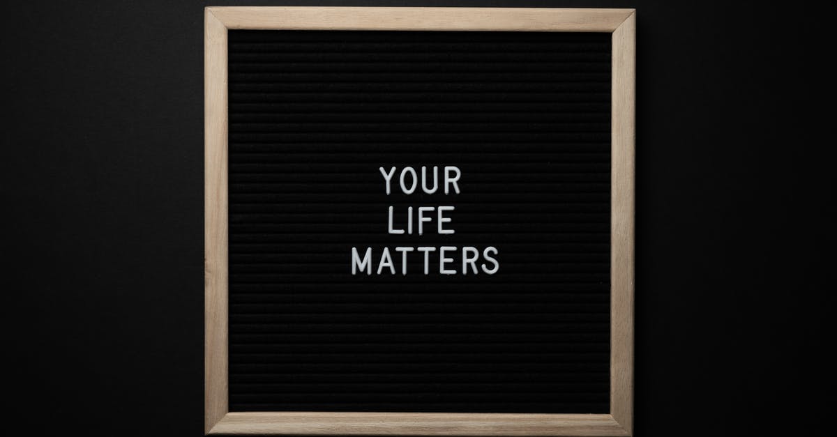 How to change the texture of pudding? - Blackboard with YOUR LIFE MATTERS inscription on black background How to change the texture of pudding? - Blackboard with YOUR LIFE MATTERS inscription on black background