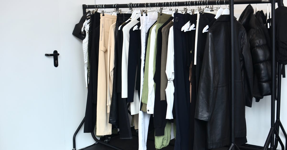 How to choose the right diameter size of saucepans? - Collection of garments hanging on rack How to choose the right diameter size of saucepans? - Collection of garments hanging on rack
