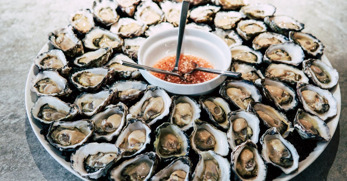 How to flambe my roast meat platter - Oysters on Plate How to flambe my roast meat platter - Oysters on Plate