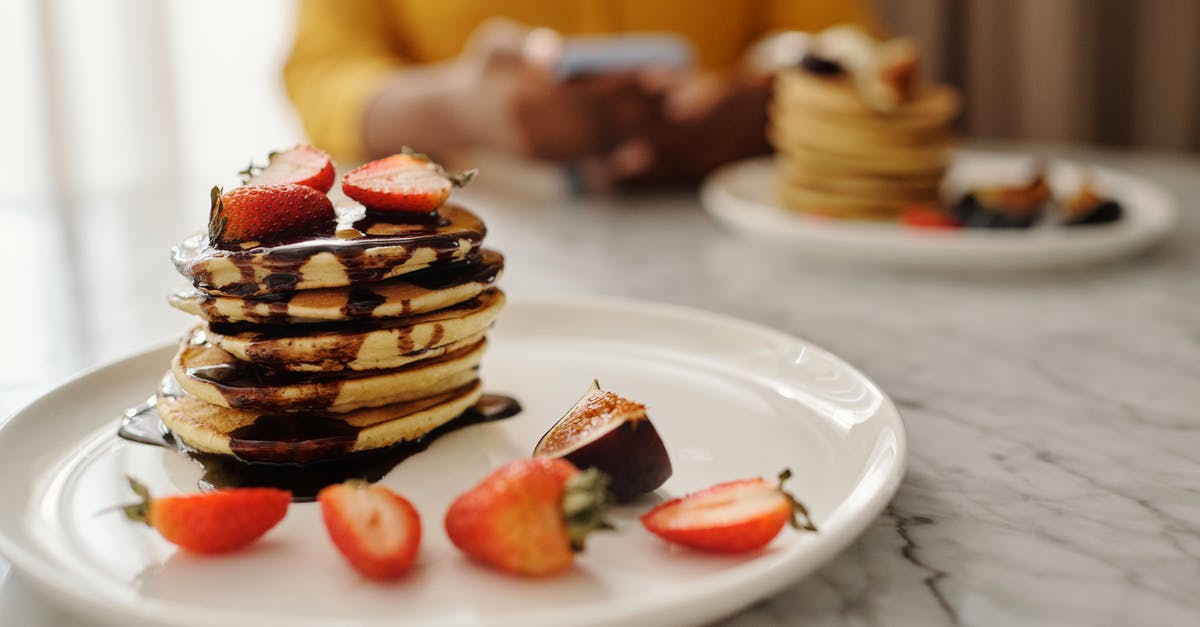How to get chocolate of chocolate covered strawberries shiny? - Chocolate Pancake With Strawberry on White Ceramic Plate How to get chocolate of chocolate covered strawberries shiny? - Chocolate Pancake With Strawberry on White Ceramic Plate