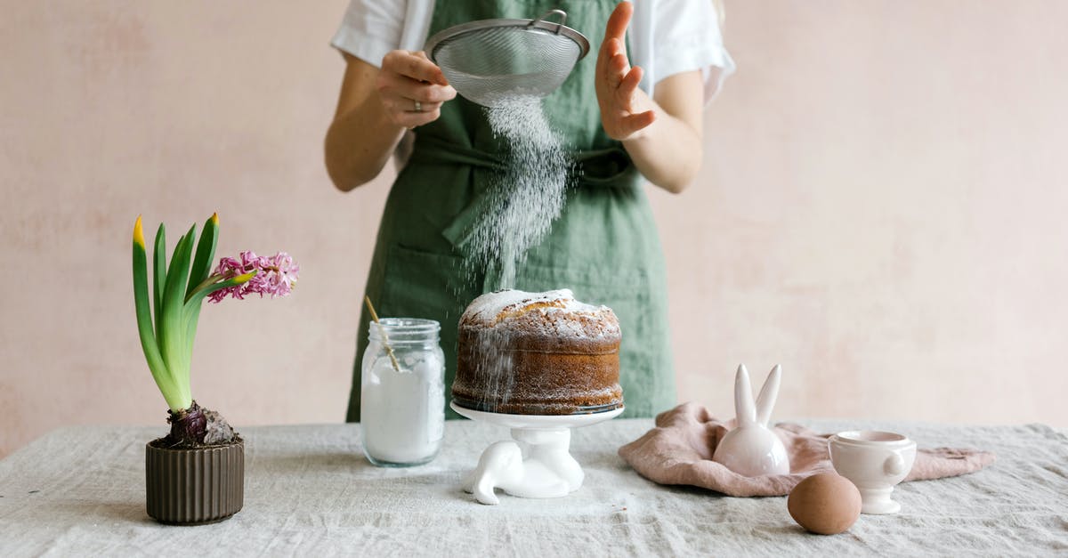 How to get flour quesadilla light and crispy? - Anonymous female serving cake with icing sugar