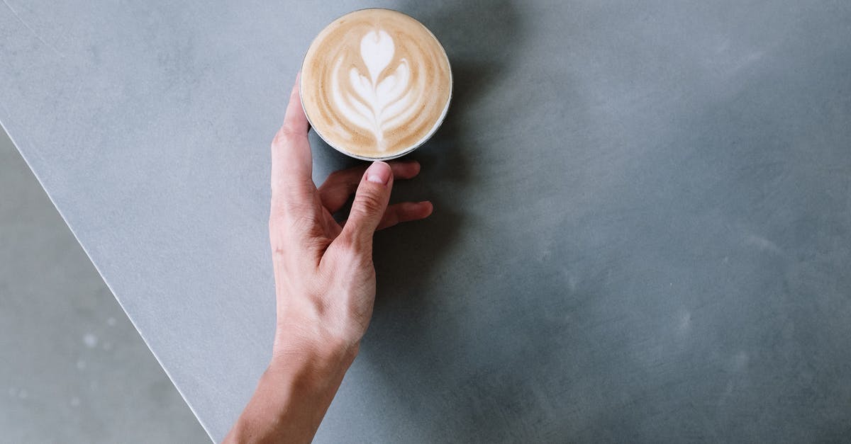 How to get good barley texture - Person Holding Cappuccino on White Ceramic Cup