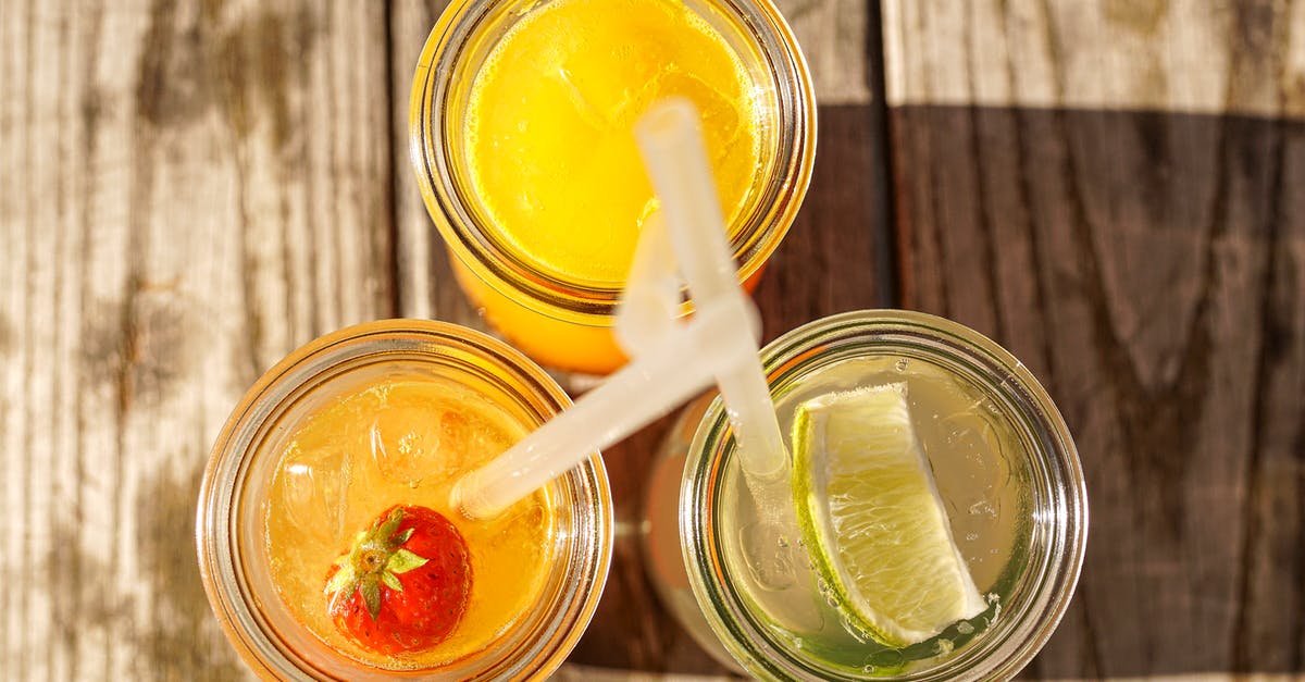 How to increase the perceived sweetness of homemade lemonade without sweeteners? - Assorted Juice on Glass Bottles
