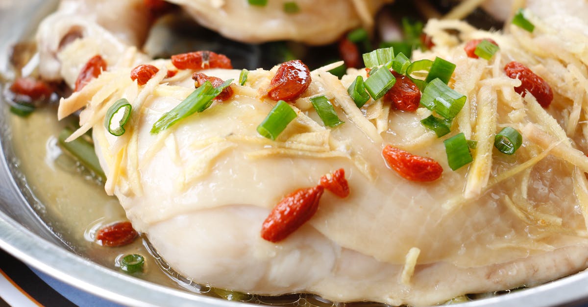 How to keep sauce spices in suspension - Steam Chicken Dish With Herbs and Spices