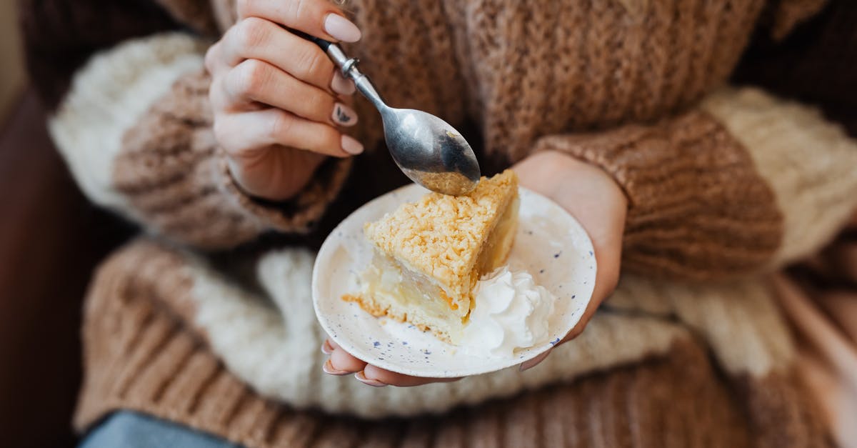 How to make a gooey apple pie? - Person Holding Stainless Steel Spoon How to make a gooey apple pie? - Person Holding Stainless Steel Spoon