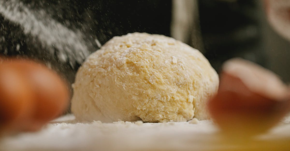 How to make good quality onion powder at home? - Dough with flour and eggshell in kitchen How to make good quality onion powder at home? - Dough with flour and eggshell in kitchen