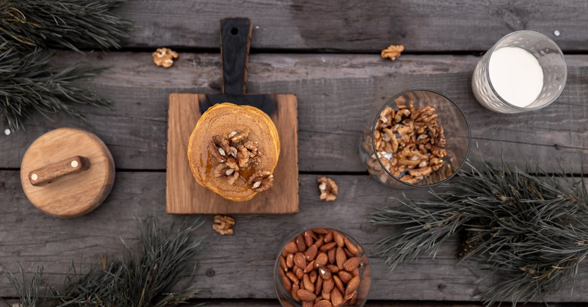 How to make Pancakes with Almond milk? - Brown Wooden Chopping Board With Stack of Pancakes How to make Pancakes with Almond milk? - Brown Wooden Chopping Board With Stack of Pancakes