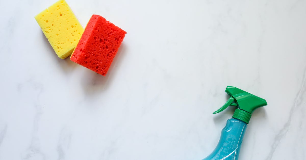 How to prep a #5 plastic container for making yogurt? - Sponges Beside a Spray Bottle How to prep a #5 plastic container for making yogurt? - Sponges Beside a Spray Bottle