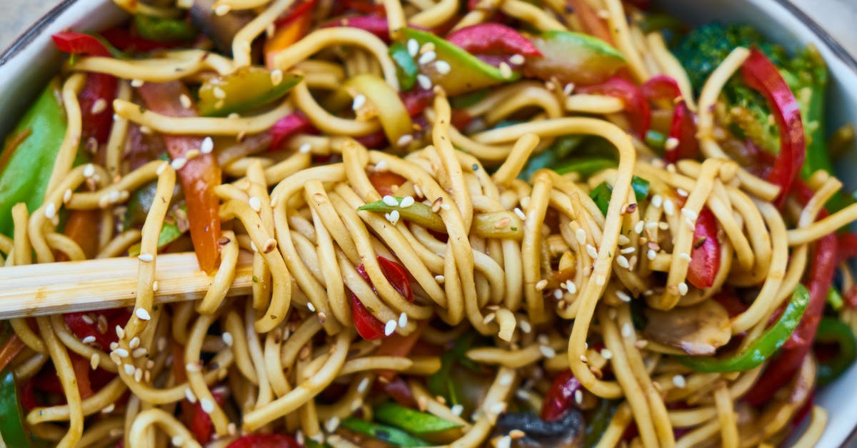 How to prevent cooked noodles & dumplings from getting soggy - Close-Up Photo of Cooked Pasta How to prevent cooked noodles & dumplings from getting soggy - Close-Up Photo of Cooked Pasta
