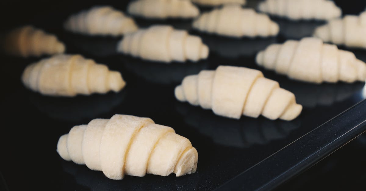 How to proof croissants in the hot weather? - Croissants on Tray How to proof croissants in the hot weather? - Croissants on Tray