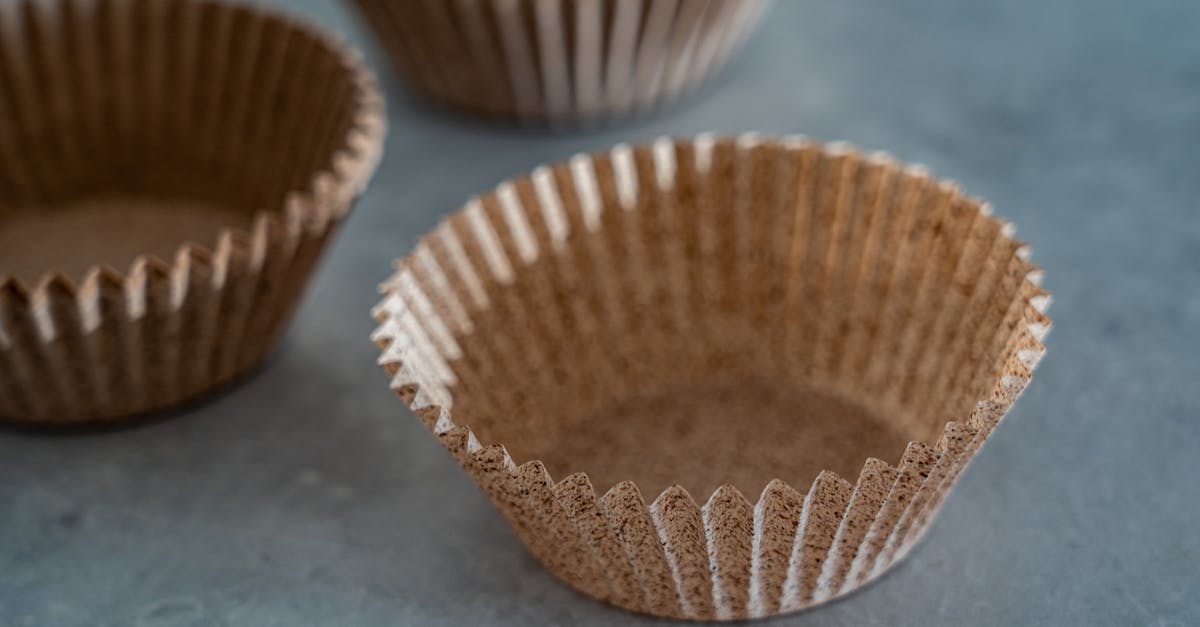 How to re-fold paper cupcake liners? - Empty Brown Cupcake Cups How to re-fold paper cupcake liners? - Empty Brown Cupcake Cups